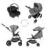 Коляска 3 в 1 Anex iQ Premium New, Pure / Серый (iQ-07-NT)