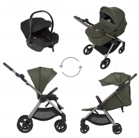 Коляска 3 в 1 Anex iQ Premium New, Richi / Зеленый (iQ-09-NT)