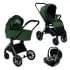 Детская коляска Pituso Mayla Lux 3 в 1 с автокреслом Baesa Forest Green