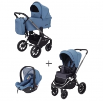 Коляска 3 в 1 Rant Flex Pro 2023, Blue (Синий)