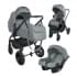 Детская коляска Indigo Ultra 3 в 1 серый