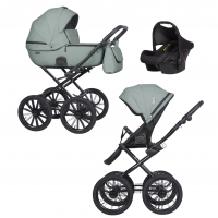 Коляска 3 в 1 Riko Basic Montana X Ecco Prestige 21 Green (Зеленый)