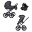Коляска 3 в 1 Riko Basic Montana X Ecco Prestige, 12 Black (черный)
