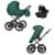 Коляска 3 в 1 Riko Basic Montana X Ecco Prestige, 13 Emerald (изумруд)