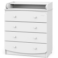 Комод Indigo Classic 800/4 c откидным пеленальным столиком, МДФ, ЛДСП
