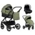 Коляска 3 в 1 Tutis Leo Plus, Green (302)