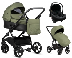 Коляска 3 в 1 Tutis Leo Plus, Green (302)