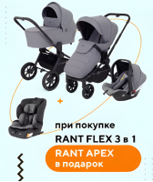 Детская коляска Rant Flex 3 в 1 RA077 Grey
