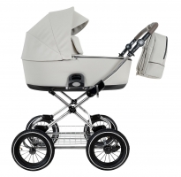 Коляска 2 в 1 Roan Bass Next Classic 2.0 / колеса d12, Marzipan