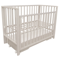 Кровать детская Indigo Norden маятник на колесах, ящик кашемир