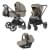 Коляска 3 в 1 Carrello Ultimo CRL-6521 Chrome Pearl Beige