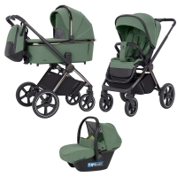 Коляска 3 в 1 Carrello Ultimo CRL-6521 Chrome Fern Green