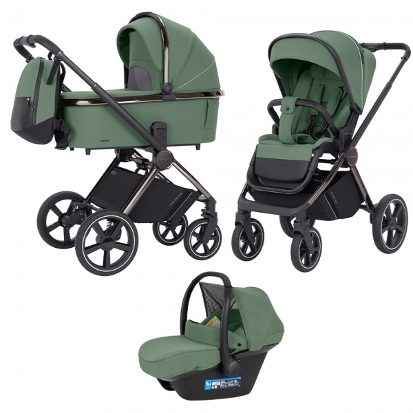 Коляска 3 в 1 Carrello Ultimo CRL-6521 Chrome Fern Green