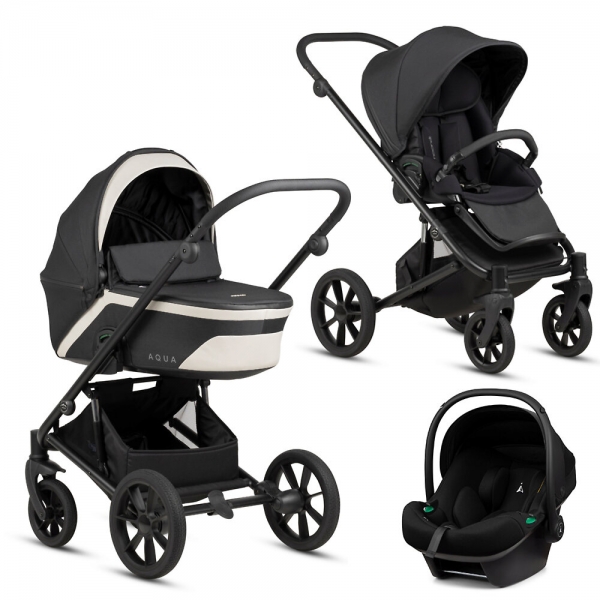 Детская коляска Noordi Aqua V2 3 в 1 1482636 Black