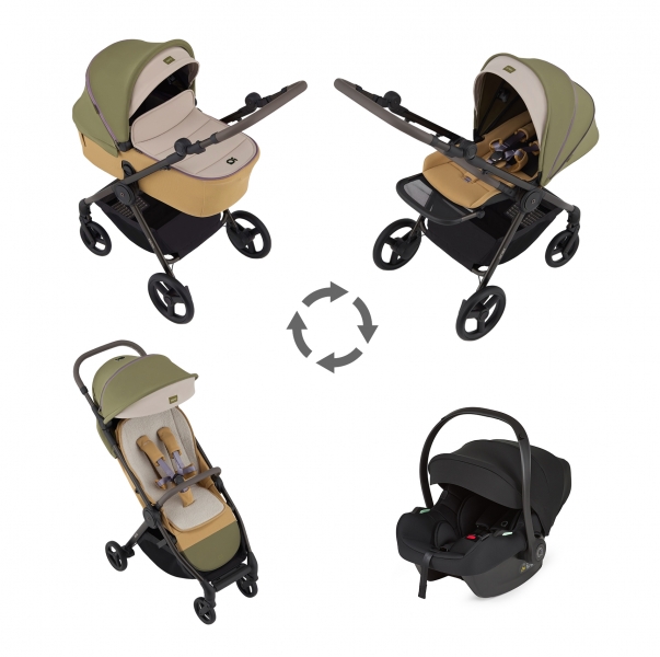 Коляска 3 в 1 Anex iQ Premium Special Edition, Hugg (iQ-SE01)