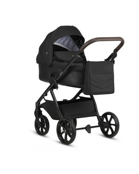 Детская коляска Tutis Leo 3 Plus 3 в 1 с автокреслом Elo Lux EduSky Black 1582201 Black