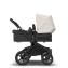 Коляска 2 в 1 Bugaboo Donkey 5 Twin Midnight Black/Misty White шасси Black