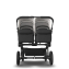 Коляска 2 в 1 Bugaboo Donkey 5 Twin Midnight Black/Misty White шасси Black