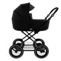 Коляска 2 в 1 Roan Bass Next шасси Classic цвет black d12 кожа