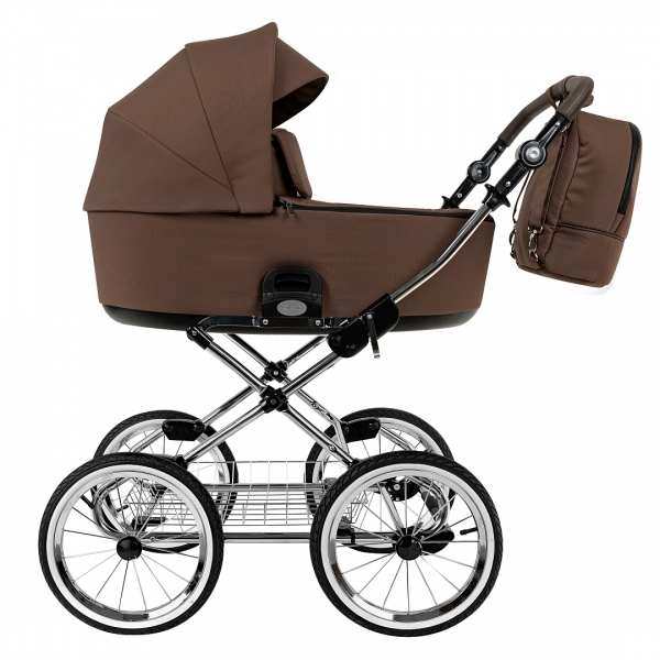 Коляска 2 в 1 Roan Bass Next Classic 2.0 / колеса d14, Mocha Mousse