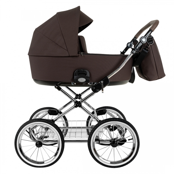 Коляска 2 в 1 Roan Bass Next Classic 2.0 / колеса d14, Turkish Coffe