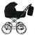 Коляска 2 в 1 Roan Bass Next Classic 2.0 / колеса d14, Caviar Black
