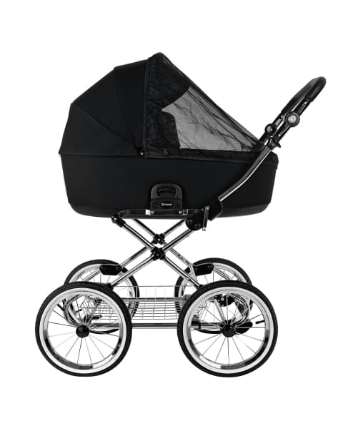 Коляска 2 в 1 Roan Bass Next Classic 2.0 / колеса d14, Caviar Black