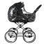 Коляска 2 в 1 Roan Bass Next Classic 2.0 / колеса d14, Caviar Black