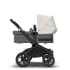 Коляска 2 в 1 Bugaboo Donkey 5 Twin Grey Melange/Misty White шасси Black