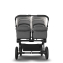 Коляска 2 в 1 Bugaboo Donkey 5 Twin Grey Melange/Misty White шасси Black