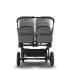 Коляска 2 в 1 Bugaboo Donkey 5 Twin Grey Melange/Misty White шасси Black