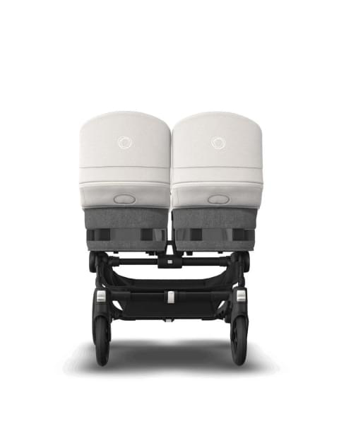 Коляска 2 в 1 Bugaboo Donkey 5 Twin Grey Melange/Misty White шасси Black