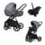Коляска детская 3 в 1 Riko Basic Montana X Plus 45 Grey