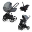 Коляска детская 3 в 1 Riko Basic Montana X Plus 45 Grey
