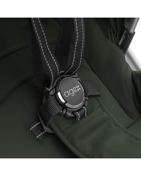 Коляска 2 в 1 Agex Life 2026, Crocodile (Зеленый)