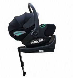 Автокресло Agex i-Safe S (0-13 кг), Black (Черный) + База Agex Isofix Base S 360 