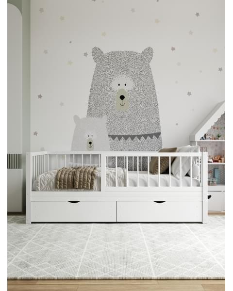 Кровать Dreams Basic белый 160x80 с ящиками (от 2 лет)