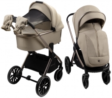 Детская коляска AmaroBaby Genius 2 в 1 бежевый
