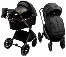 Детская коляска AmaroBaby Genius 2 в 1 черный