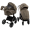 Детская коляска AmaroBaby Genius 2 в 1 коричневый