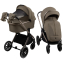 Детская коляска AmaroBaby Genius 2 в 1 коричневый