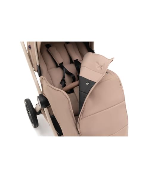 Коляска 2 в 1 Agex Prima Pro 2025, Beige (Бежевый)