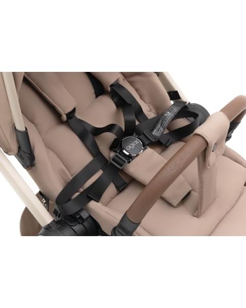 Коляска 2 в 1 Agex Prima Pro 2025, Beige (Бежевый)