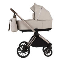 Детская коляска Adamex BIANCO SE 3 в 1 (9-BEIGE-CHAMPAGNE - СВ.БЕЖ-РАМА ШАМПАНЬ)