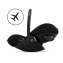 Коляска 3 в 1 Cybex Priam V Matt Black Style Off White + Cloud G3 Magic Black