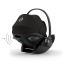 Коляска 3 в 1 Cybex Priam V Matt Black Style Off White + Cloud G3 Magic Black