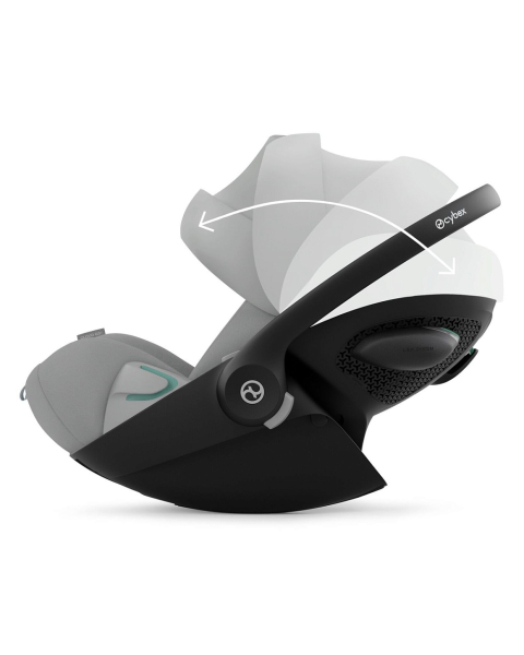 Коляска 3 в 1 Cybex Priam V Matt Black Style Off White + Cloud G3 Stone Grey Plus
