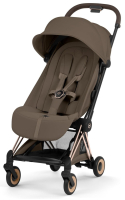 Коляска прогулочная Cybex Coya Style Rosegold Coconut Brown с дождевиком 2026