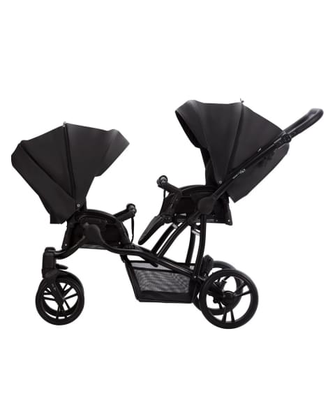 Детская коляска для двойни Bebetto 42 Pro 2 в 1 24 черный
