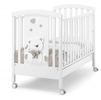 Детская кровать Erbesi Tato белый/песочный